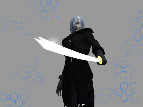 rigged final fantasy 3d ma - Kadaj Final Fantasy Villian by orion5175