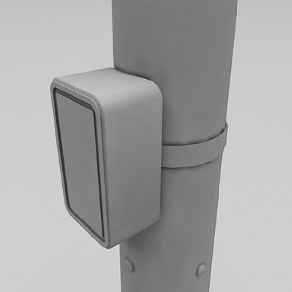 3d lamppost street modeled model - lamppost 01 by HaNky154