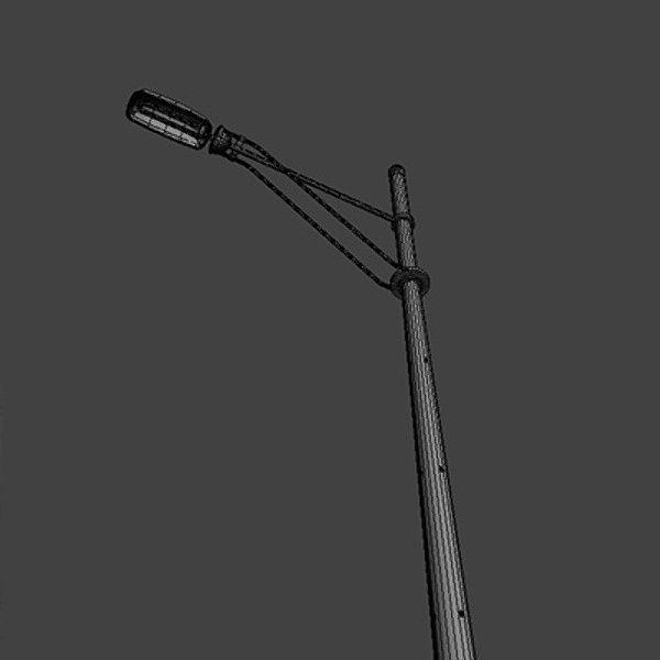3d lamppost street modeled model - lamppost 01 by HaNky154