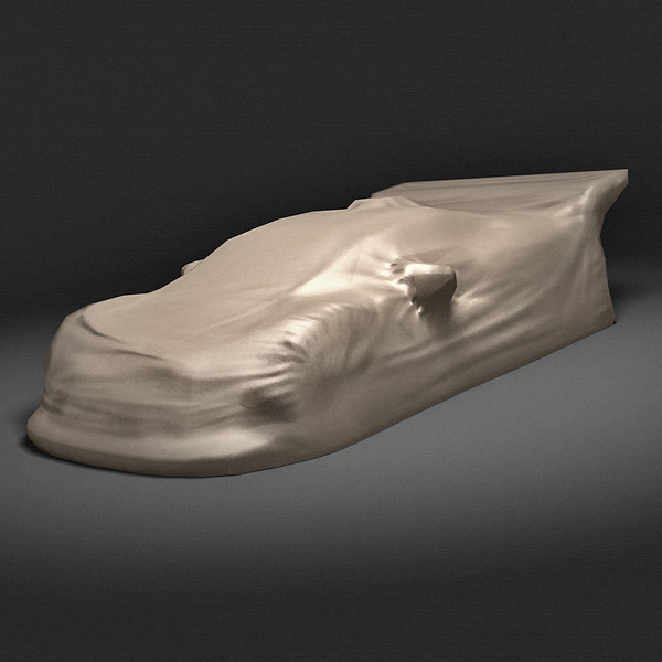 3d shrouded sport car - Shrouded Car 2 by NesAn Studio