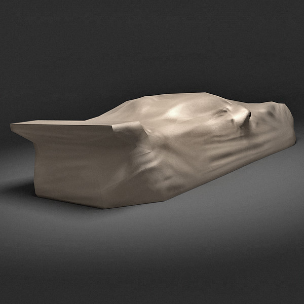 3d shrouded sport car - Shrouded Car 2 by NesAn Studio