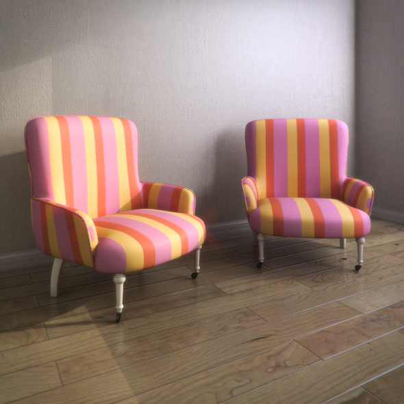 bari armchair ka international 3ds - KA International Bari by RTEwork