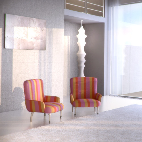bari armchair ka international 3ds - KA International Bari by RTEwork