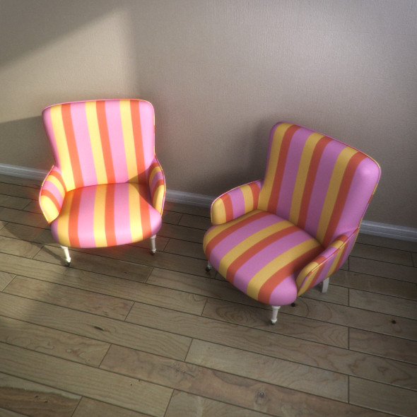 bari armchair ka international 3ds - KA International Bari by RTEwork