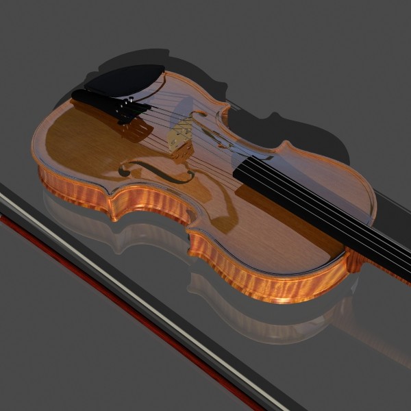 3d model violin - Violin by mostlysquare