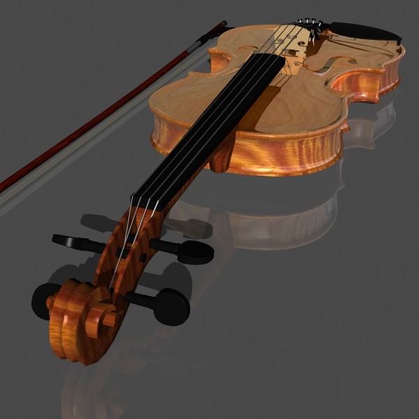 3d model violin - Violin by mostlysquare