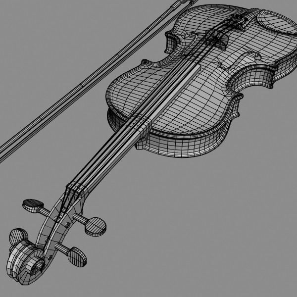 3d model violin - Violin by mostlysquare