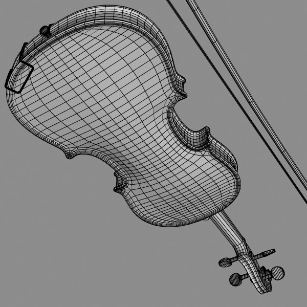 3d model violin - Violin by mostlysquare