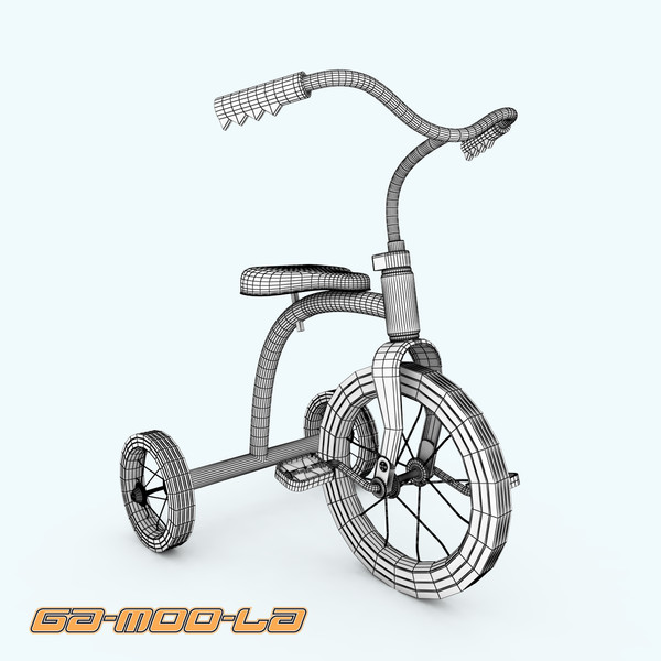obj childrens tricycled - TOY_bike_tricycle.zip... by gamoola