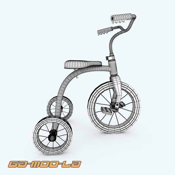 obj childrens tricycled - TOY_bike_tricycle.zip... by gamoola