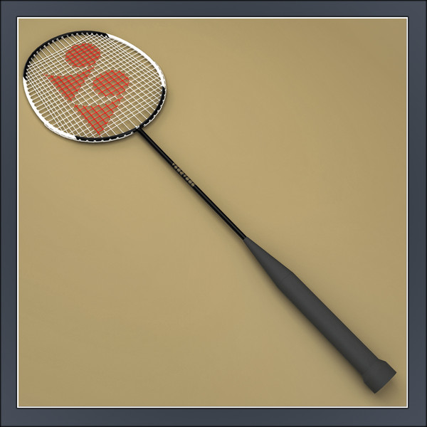 c4d badminton racket - Badminton Racket by Tornado Studio