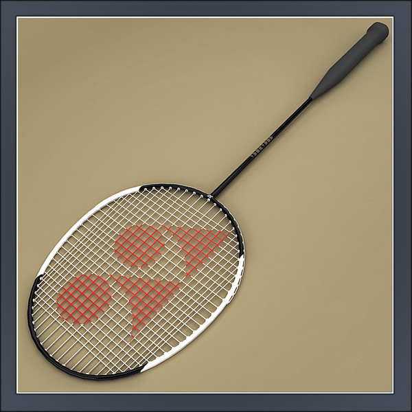 c4d badminton racket - Badminton Racket by Tornado Studio