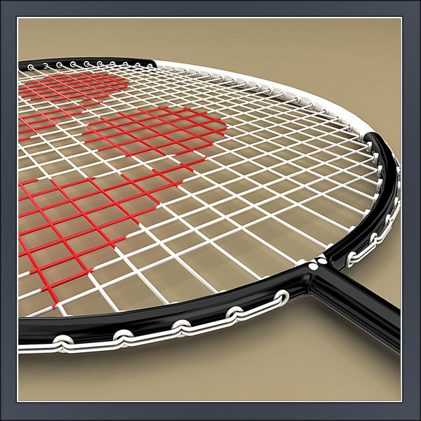 c4d badminton racket - Badminton Racket by Tornado Studio