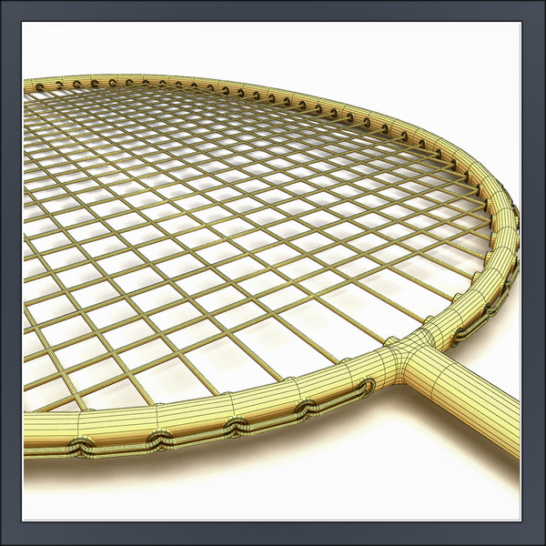c4d badminton racket - Badminton Racket by Tornado Studio