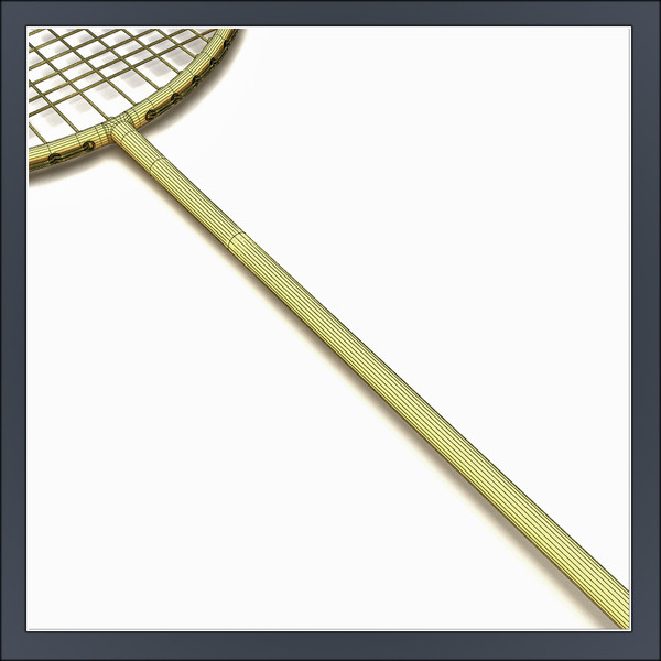 c4d badminton racket - Badminton Racket by Tornado Studio