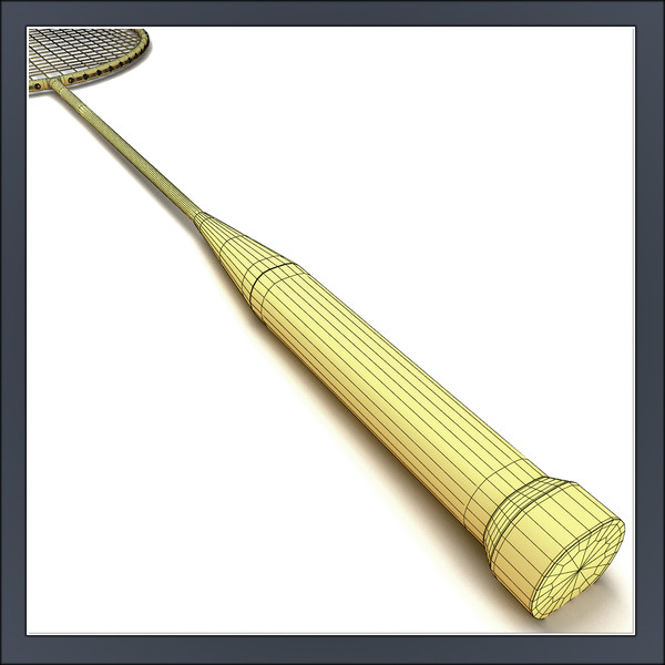 c4d badminton racket - Badminton Racket by Tornado Studio