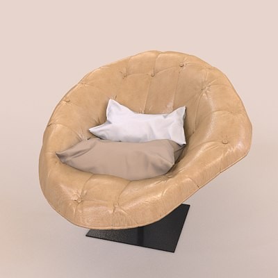3d model armchair moroso bohemian - armchair-moroso-bohemian-061 by zelosh