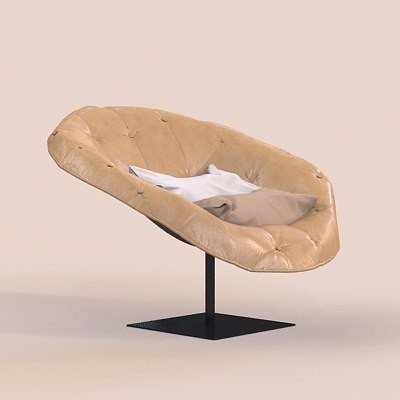 3d model armchair moroso bohemian - armchair-moroso-bohemian-061 by zelosh