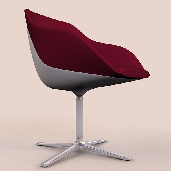armchair walter knoll 3d model - armchair walter knoll turtle by zelosh