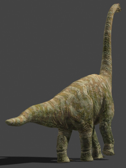 3d model of dinosaur - Ultimate Brachio OBJ by Virtual creator