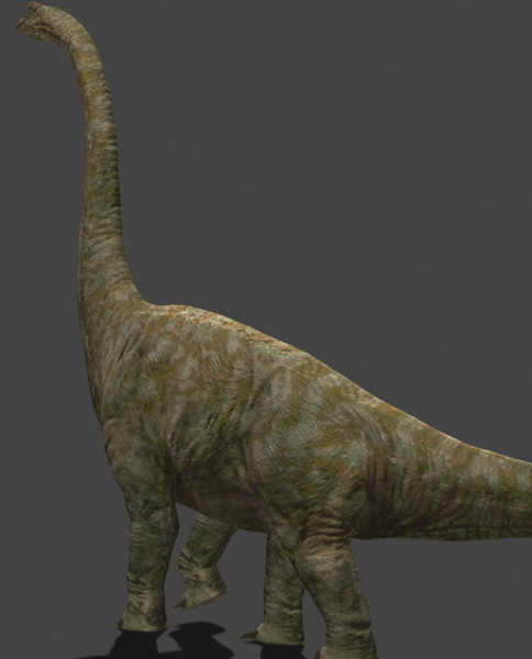 3d model of dinosaur - Ultimate Brachio OBJ by Virtual creator