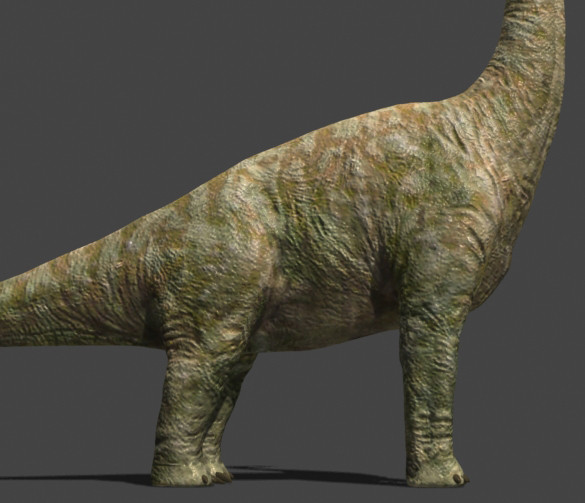 3d model of dinosaur - Ultimate Brachio OBJ by Virtual creator