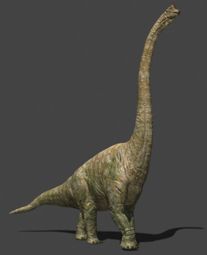 3d model of dinosaur - Ultimate Brachio OBJ by Virtual creator