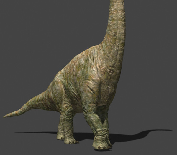 3d model of dinosaur - Ultimate Brachio OBJ by Virtual creator