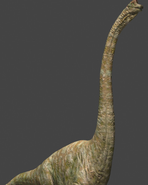 3d model of dinosaur - Ultimate Brachio OBJ by Virtual creator