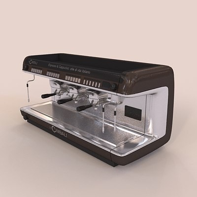 3d model cimbali coffee machine - cimbali coffee machine by zelosh