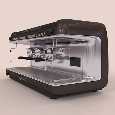 3d model cimbali coffee machine - cimbali coffee machine by zelosh