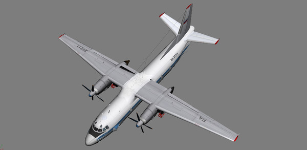 3d antonov an-26 military transport model - An-26 by Ghost.4d