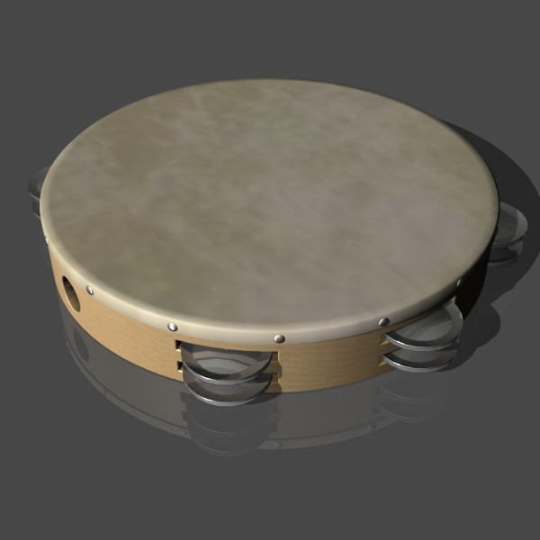 3ds max tambourine - Tambourine by mostlysquare