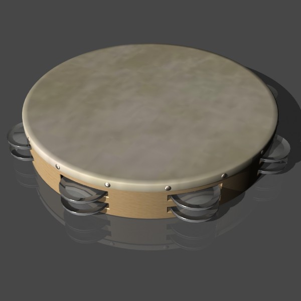 3ds max tambourine - Tambourine by mostlysquare