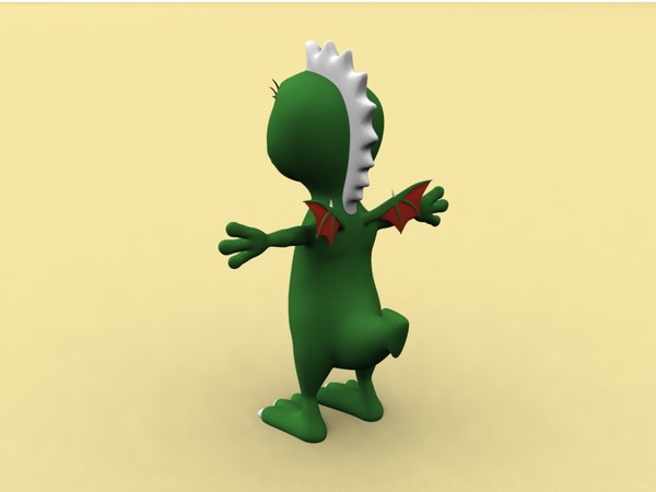 cool cartoon female dragon max - cartoon dragon by kengustudio
