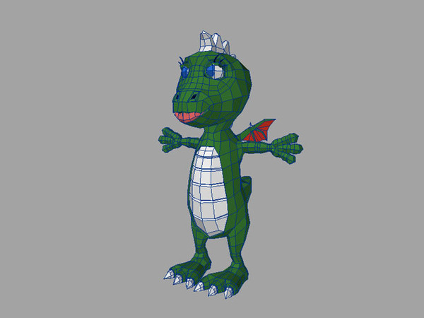 cool cartoon female dragon max - cartoon dragon by kengustudio