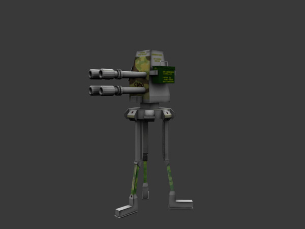 3d model sd-1 sentry gun turret - SD-1 Auto-Turret by nikolajdazz