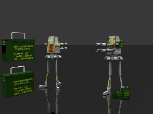 3d model sd-1 sentry gun turret - SD-1 Auto-Turret by nikolajdazz