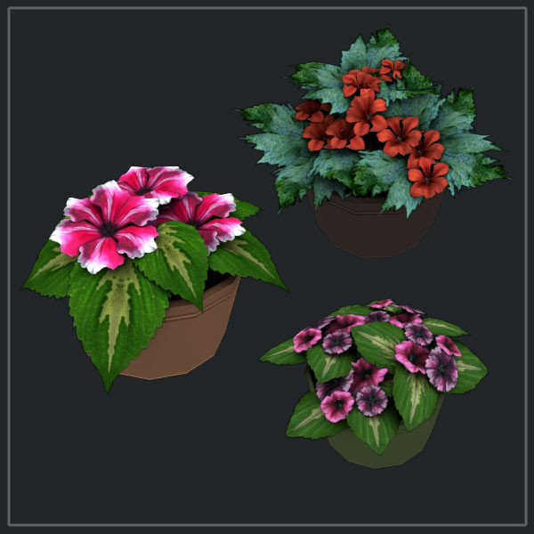 3d flowers - Flowers by Shuzzzz