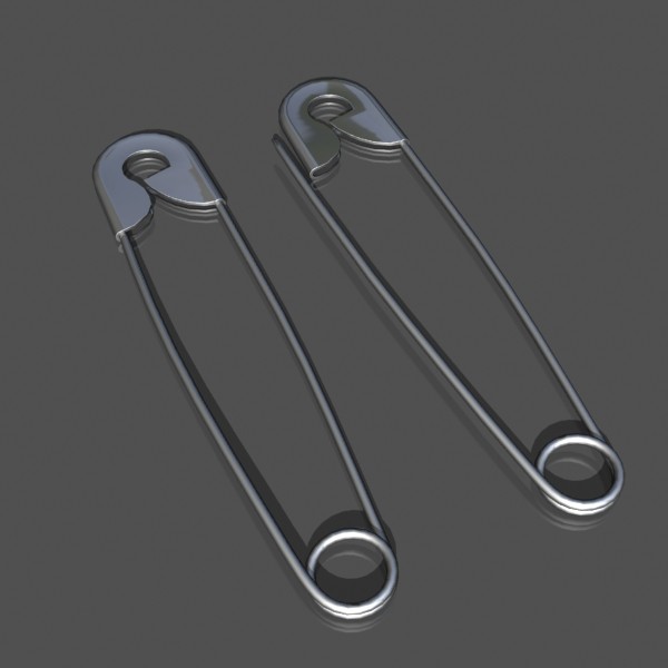 3d model safety pin - Safety Pin by mostlysquare
