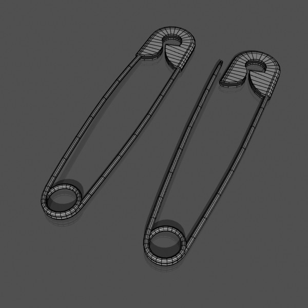 3d model safety pin - Safety Pin by mostlysquare
