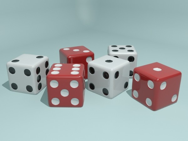 3d model dices casino - Dices by christiano247