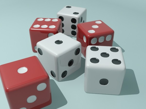 3d model dices casino - Dices by christiano247