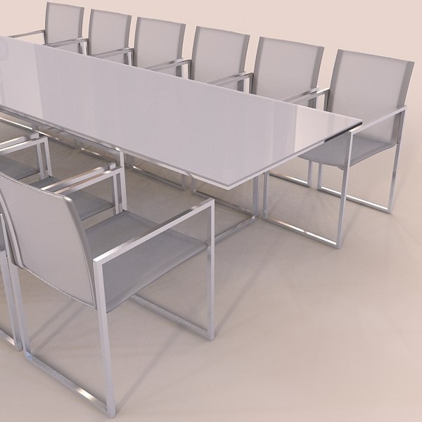 3ds max chair table outdoor - chair table outdoor royal botania ninix by zelosh