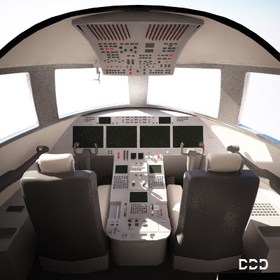 3d private gulfstream model - gulfstream g650 st2 by OODINDD