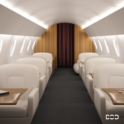 3d private gulfstream model - gulfstream g650 st2 by OODINDD