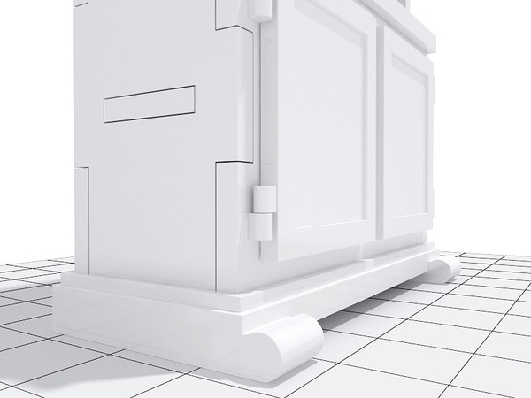 cabinet moooi paper 3d model - Moooi Paper cabinet by 3DmakeWork