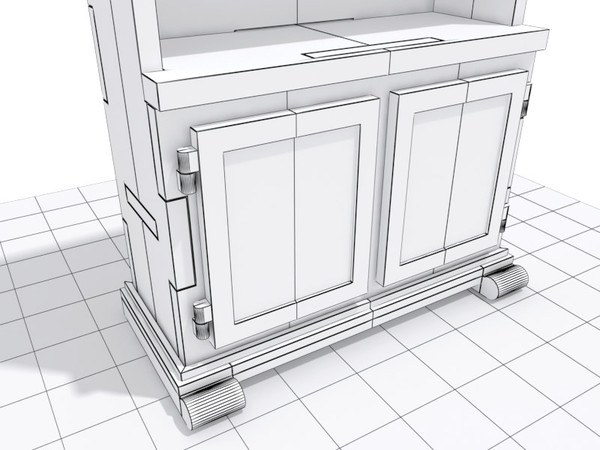 cabinet moooi paper 3d model - Moooi Paper cabinet by 3DmakeWork