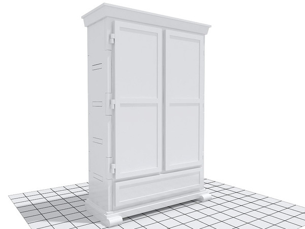3ds max cupboard moooi paper - Moooi Paper cupboard by 3DmakeWork