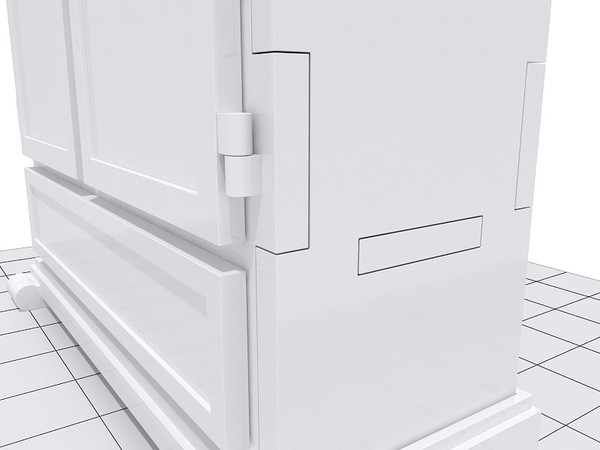 3ds max cupboard moooi paper - Moooi Paper cupboard by 3DmakeWork